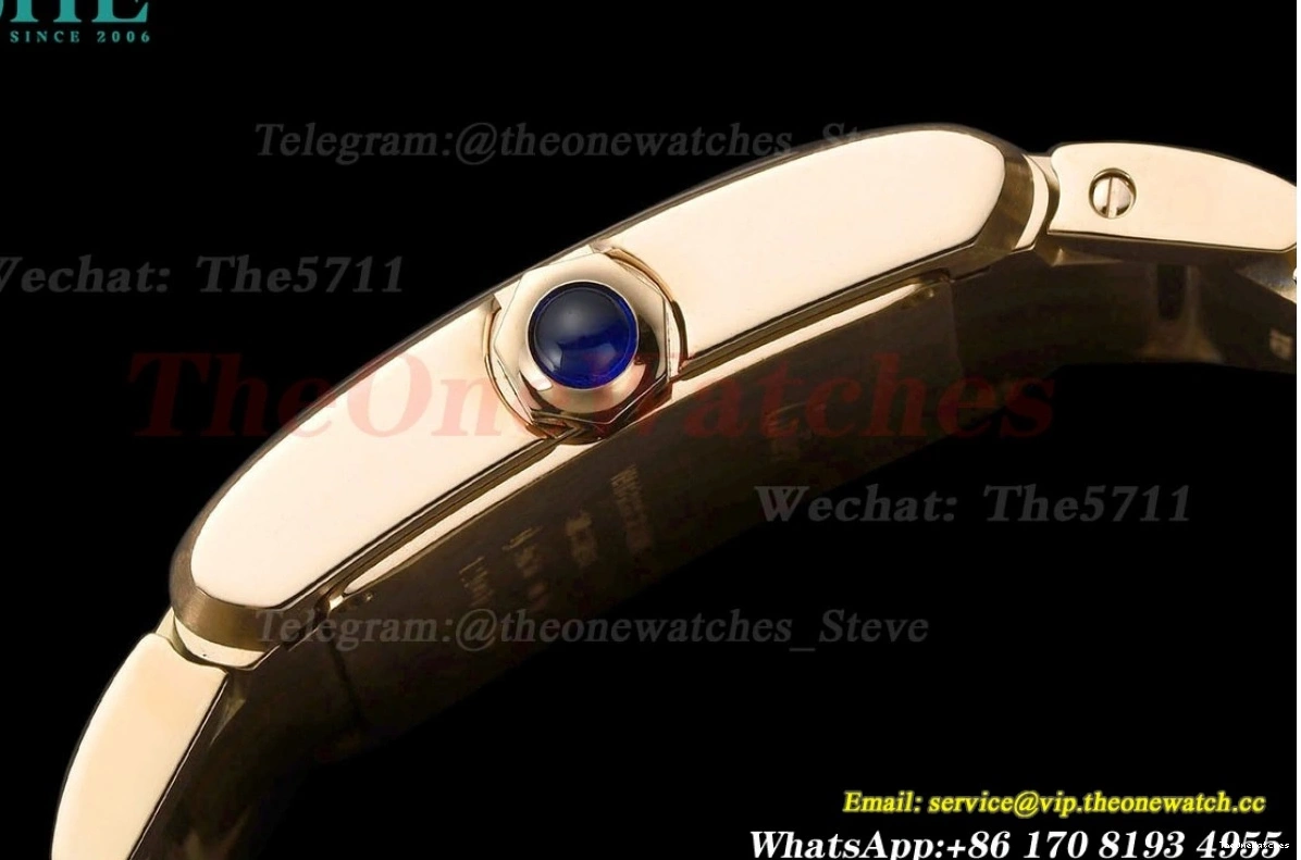 8848F 27mm Quartz Silver Tank RG RG Française Dial 0307